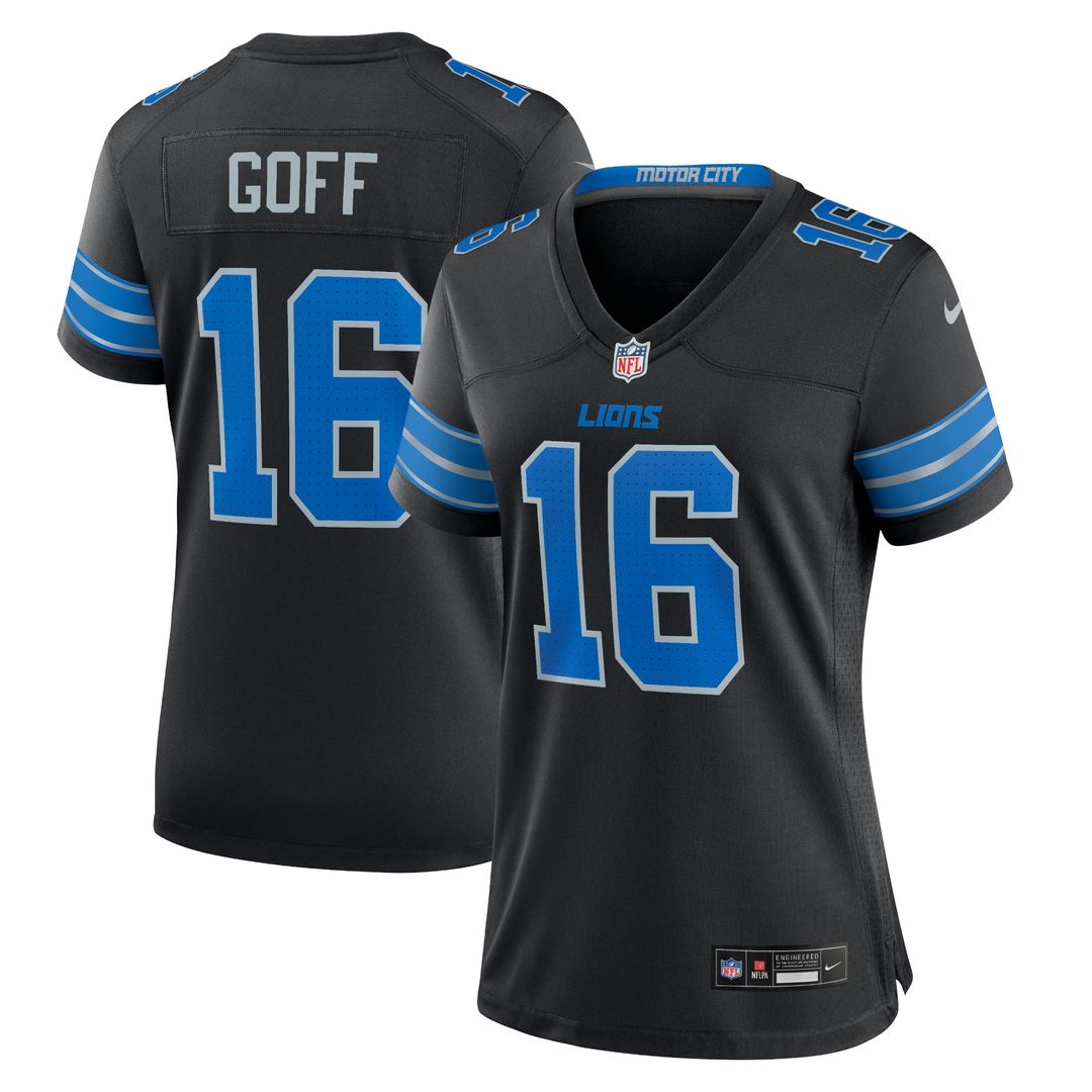 Jared Goff Detroit Lions Nike Women's Game Jersey - Blue Official NFL Team Apparel Football Fan Gear