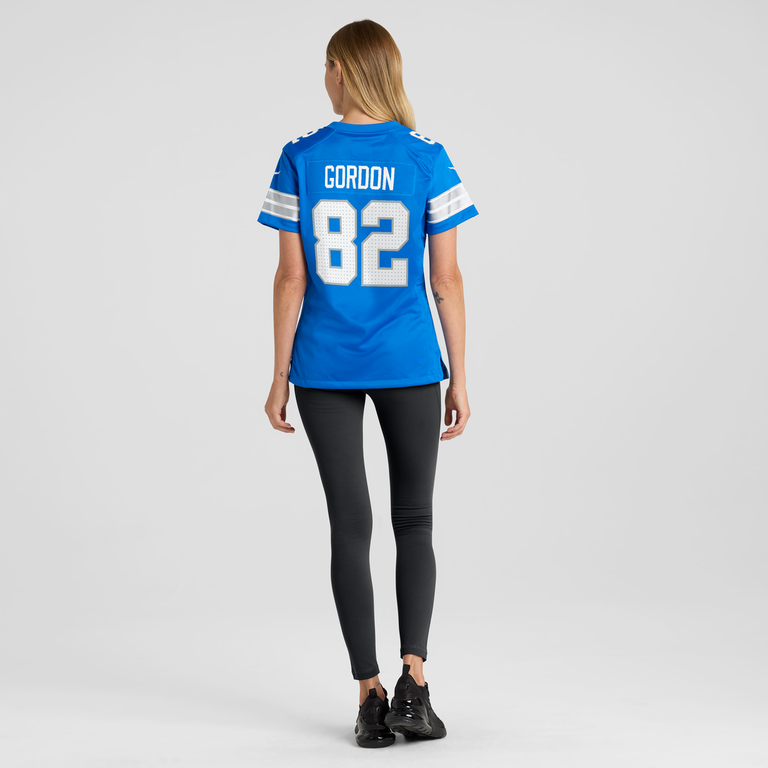 Thomas Gordon Detroit Lions Nike Women's Team Game Jersey - Blue Official NFL Team Apparel Football Fan Gear