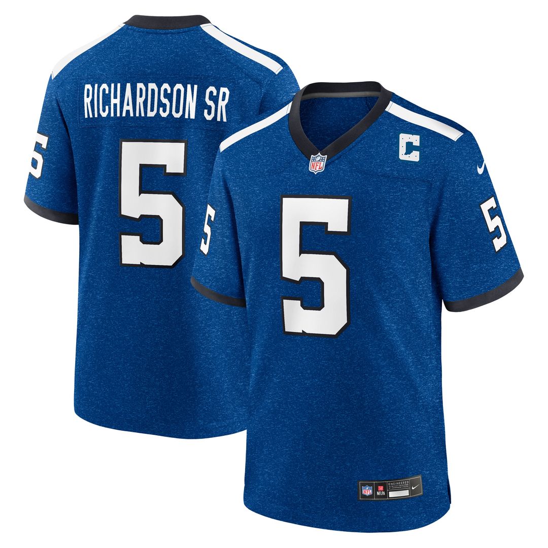 Anthony Richardson Sr. Indianapolis Colts Nike Alternate Indiana Nights Game Jersey - Royal Official NFL Team Apparel Football Fan Gear