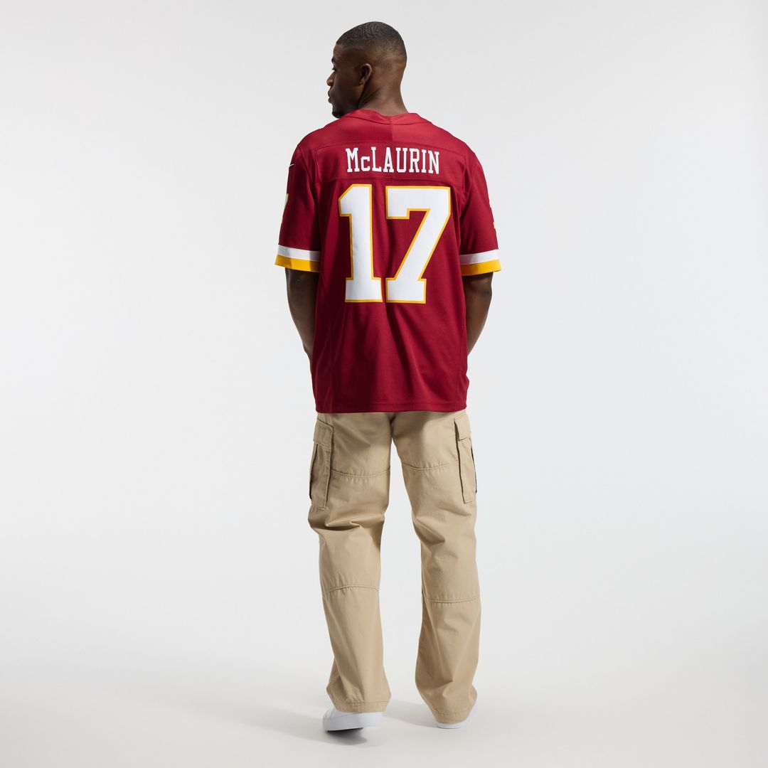 Terry McLaurin Washington Commanders Nike Vapor F.U.S.E. Stitched Limited Jersey - White Official NFL Team Apparel Football Fan Gear