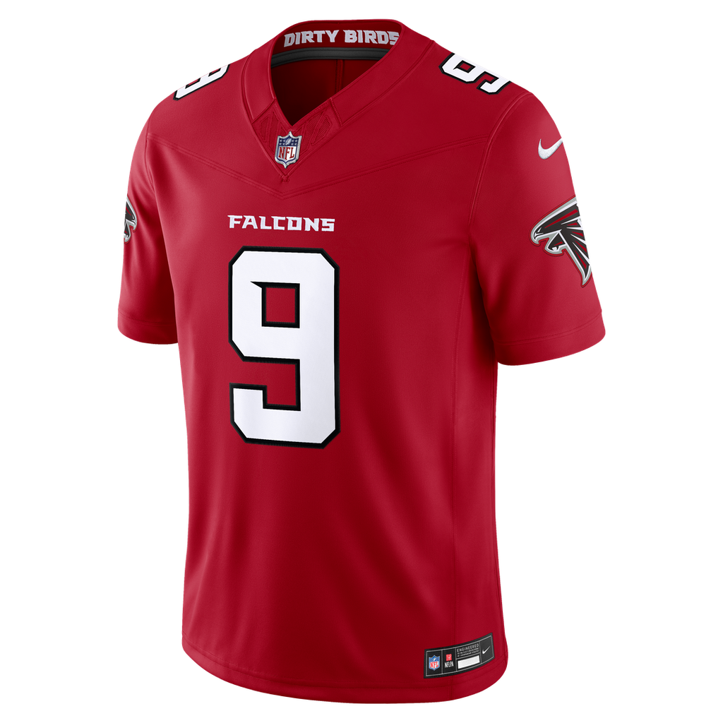 Michael Penix Jr. Atlanta Falcons Nike Vapor F.U.S.E. Stitched Limited Jersey - Red Official NFL Team Apparel Football Fan Gear