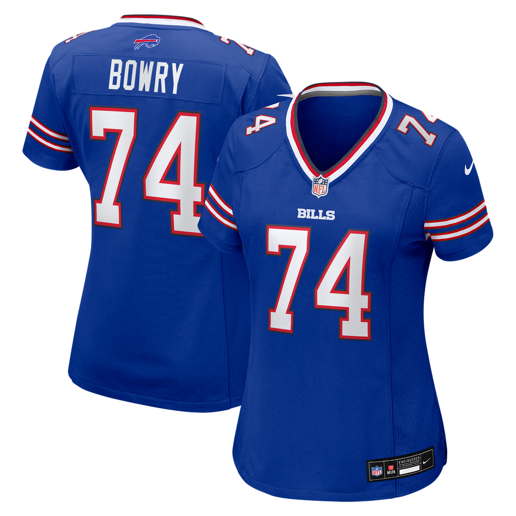 Jude Bowry Buffalo Bills Nike Women's Team Game Jersey - Royal Official NFL Team Apparel Football Fan Gear