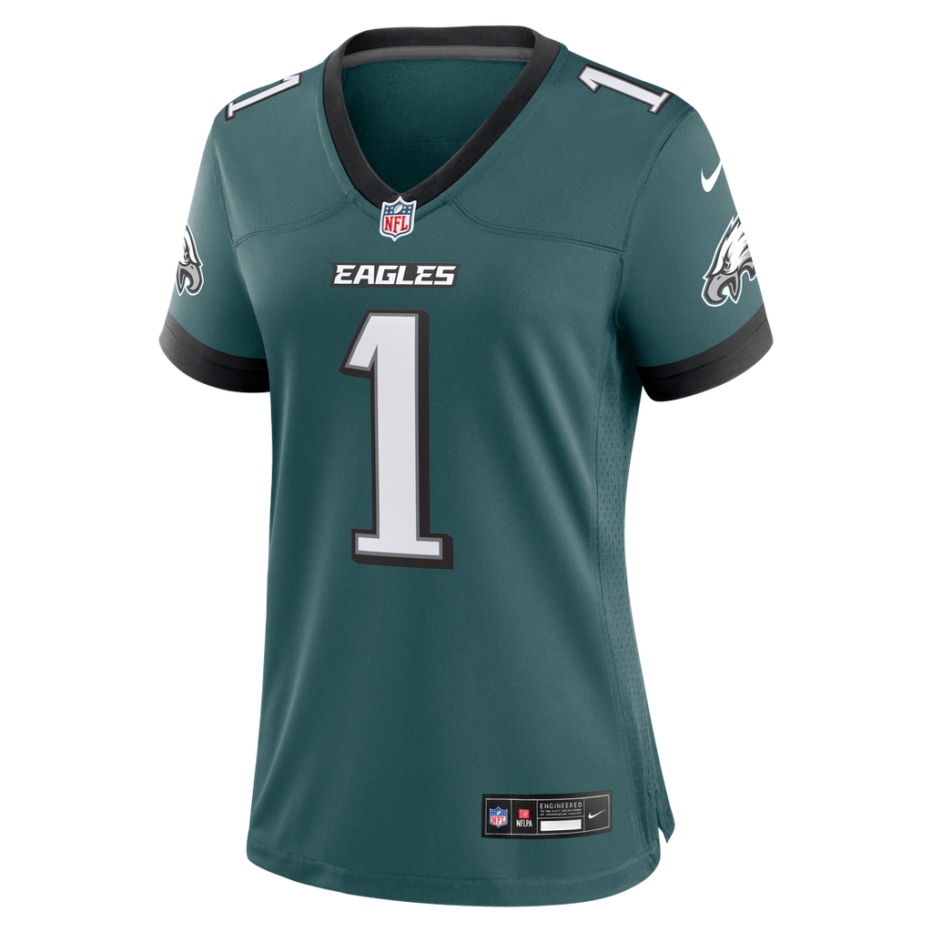 Jalen Hurts Philadelphia Eagles Nike Women's Team Game Jersey - Midnight Green Official NFL Team Apparel Football Fan Gear