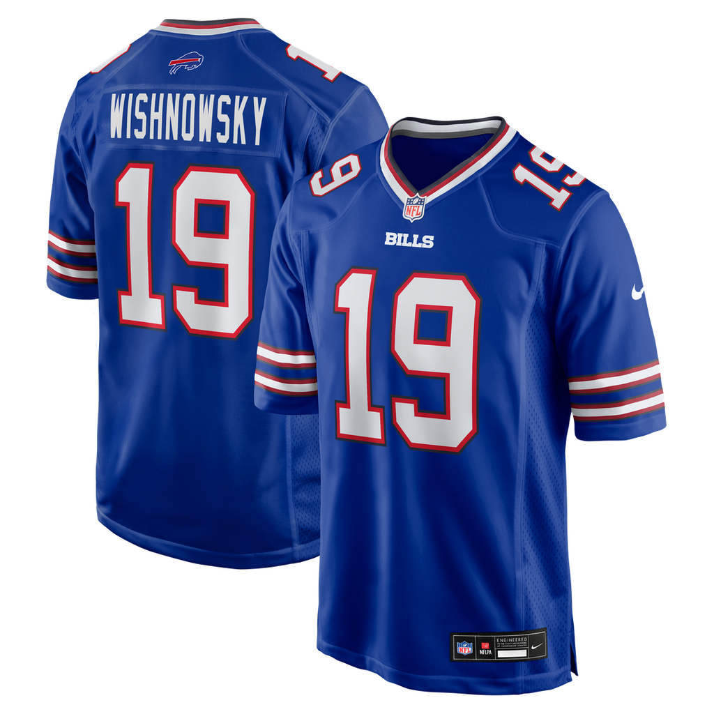 Mitch Wishnowsky Buffalo Bills Nike Team Game Jersey - Royal Official NFL Team Apparel Football Fan Gear