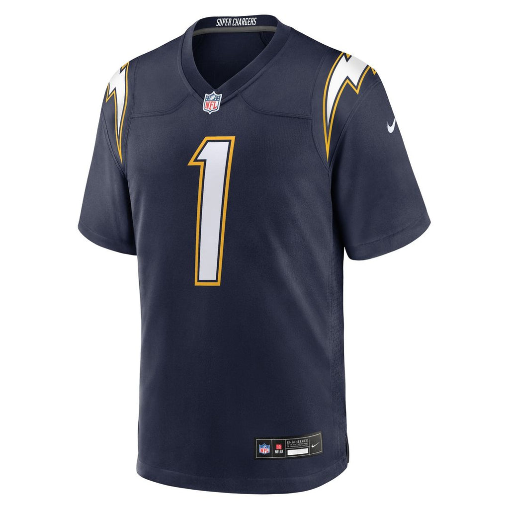 Quentin Johnston Los Angeles Chargers Nike Alternate Super Chargers Game Player Jersey - Navy Official NFL Team Apparel Football Fan Gear