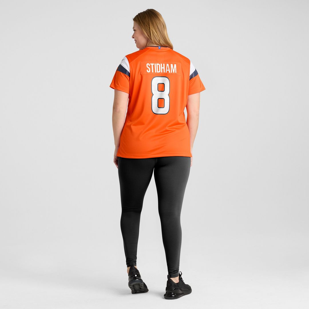 Jarrett Stidham Denver Broncos Nike Women's Team Game Jersey - Orange Official NFL Team Apparel Football Fan Gear