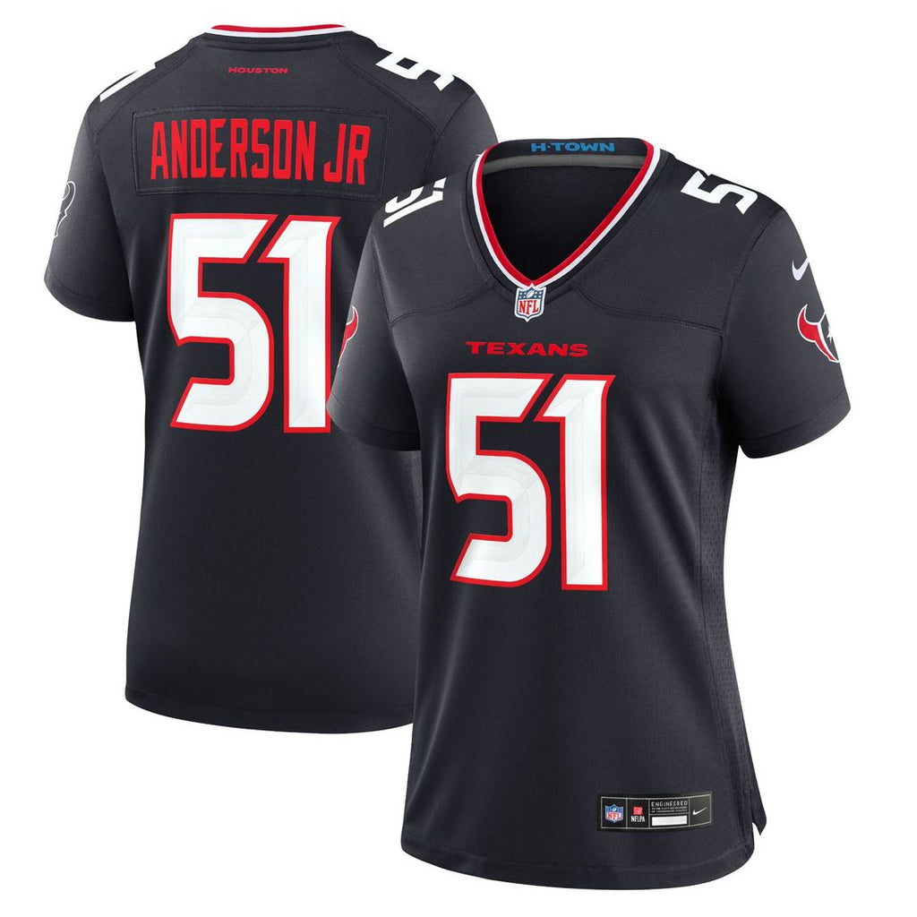 Will Anderson Jr. Houston Texans Nike Women's Game Jersey - Navy Official NFL Team Apparel Football Fan Gear