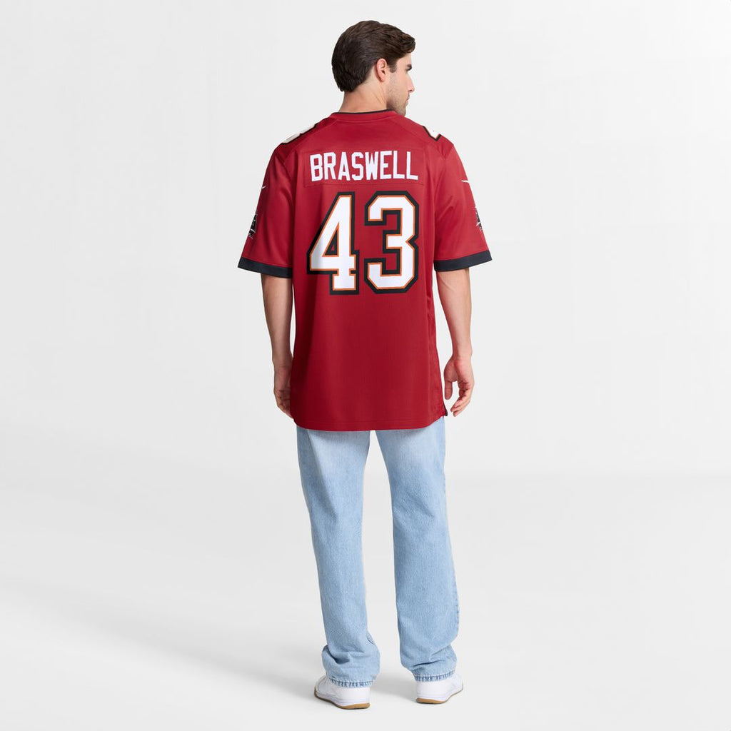 Chris Braswell Tampa Bay Buccaneers Nike Game Jersey - Red Official NFL Team Apparel Football Fan Gear