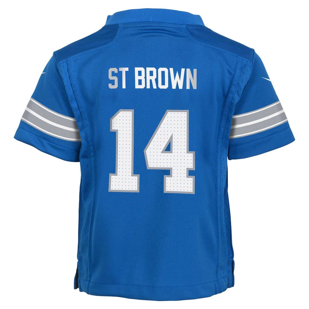 Amon-Ra St. Brown Detroit Lions Nike Preschool Player Game Jersey - Blue Official NFL Team Apparel Football Fan Gear
