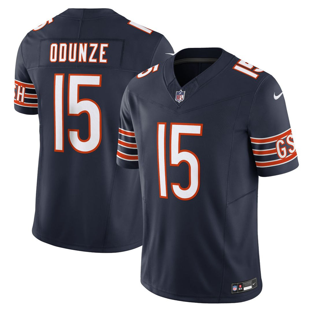 Rome Odunze Chicago Bears Nike Vapor F.U.S.E. Limited Jersey - Navy Official NFL Team Apparel Football Fan Gear