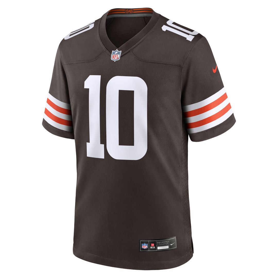 Quinshon Judkins Cleveland Browns Nike 2025 NFL Draft Game Jersey - Brown Official NFL Team Apparel Football Fan Gear