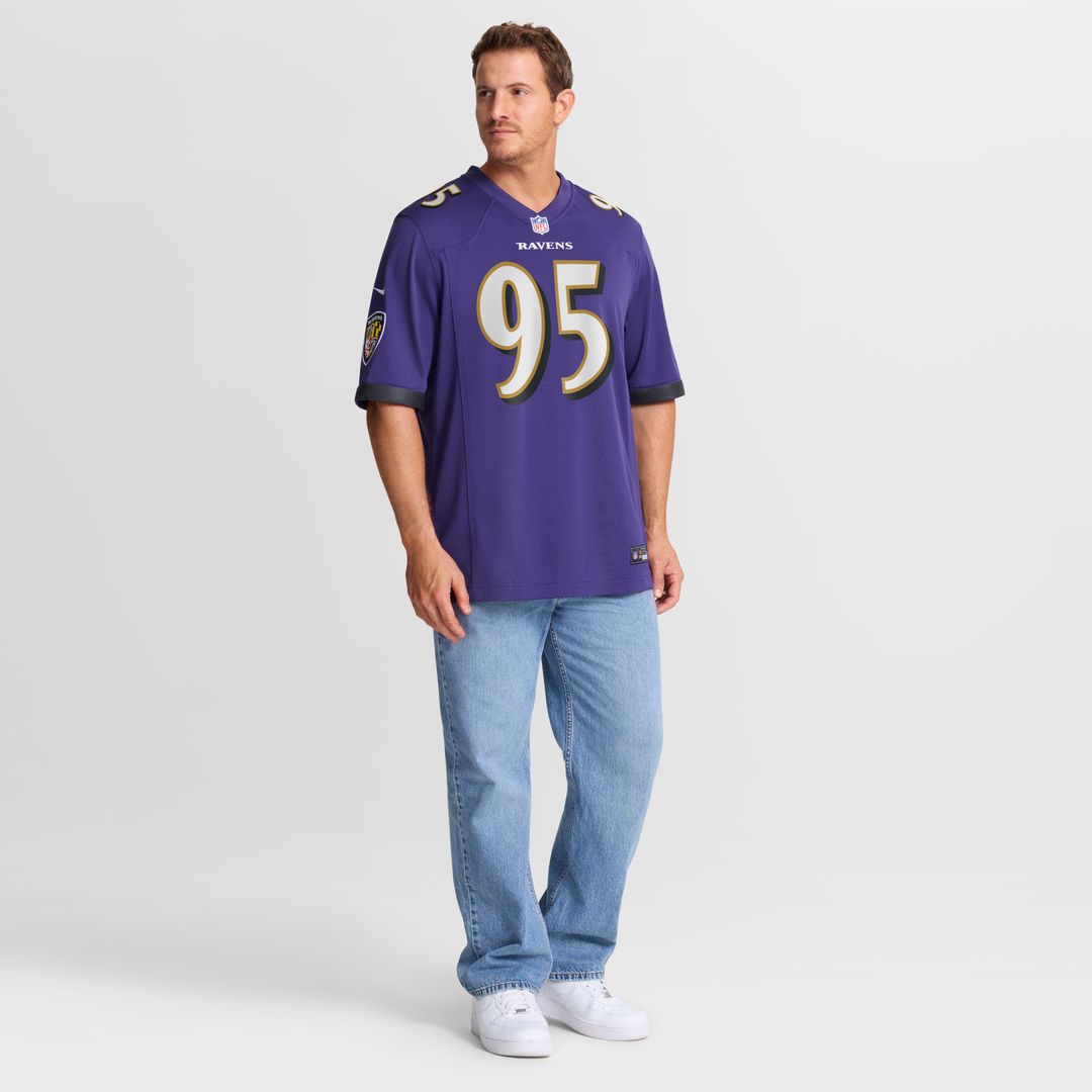 Tavius Robinson Baltimore Ravens Nike Team Game Jersey - Purple Official NFL Team Apparel Football Fan Gear