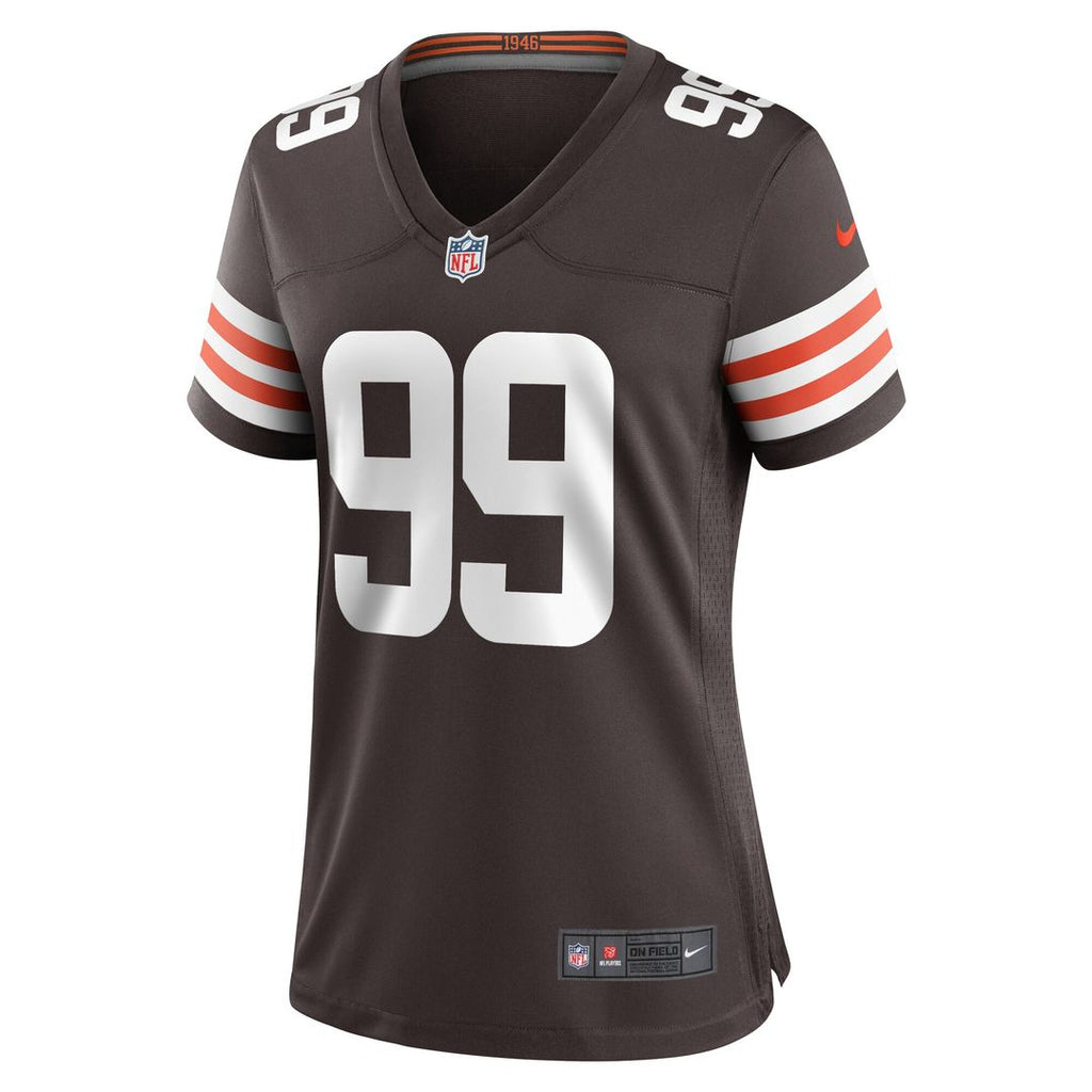 Za'Darius Smith Cleveland Browns Nike Women's Team Game Jersey - Brown Official NFL Team Apparel Football Fan Gear