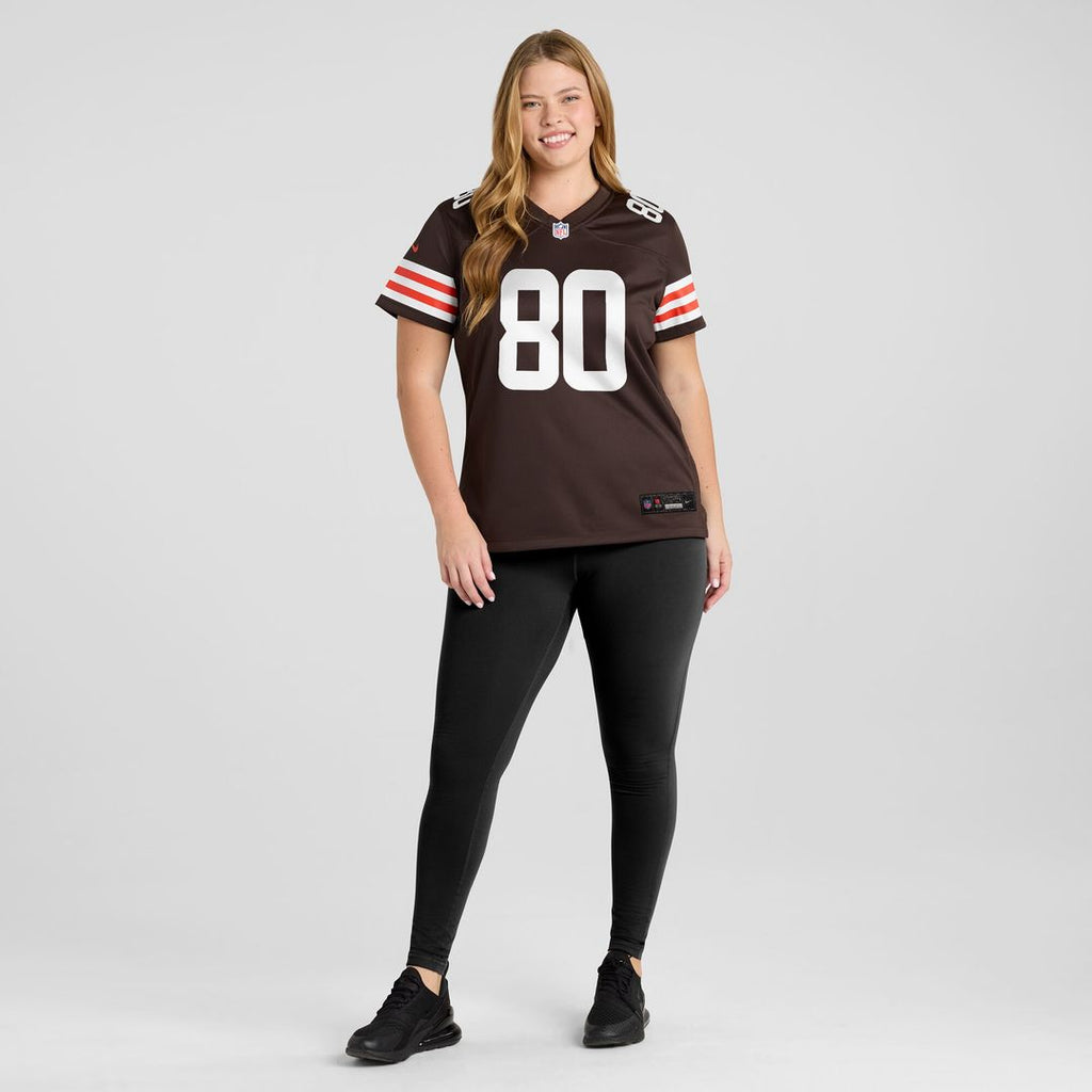 Jamari Thrash Cleveland Browns Nike Women's Game Jersey - Brown Official NFL Team Apparel Football Fan Gear