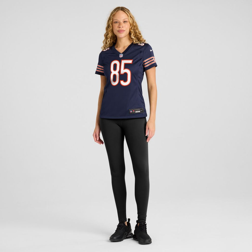 Cole Kmet Chicago Bears Nike Women's Game Jersey - Navy Official NFL Team Apparel Football Fan Gear