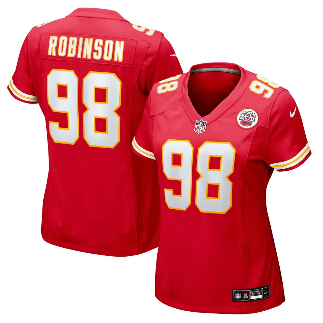 Janarius Robinson Kansas City Chiefs Nike Women's Team Game Jersey - Red Official NFL Team Apparel Football Fan Gear
