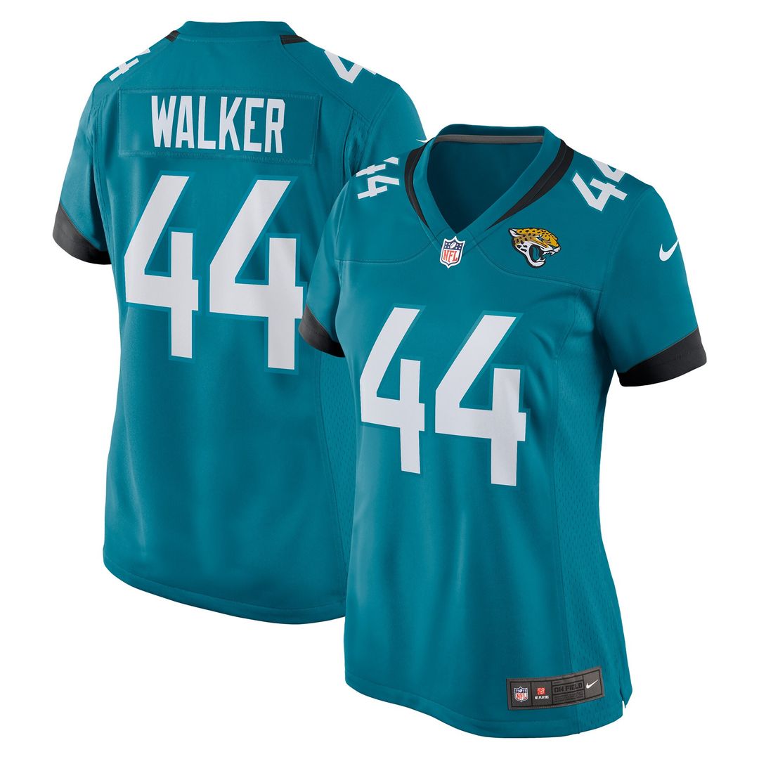 Travon Walker Jacksonville Jaguars Nike Women's Player Jersey - Teal Official NFL Team Apparel Football Fan Gear