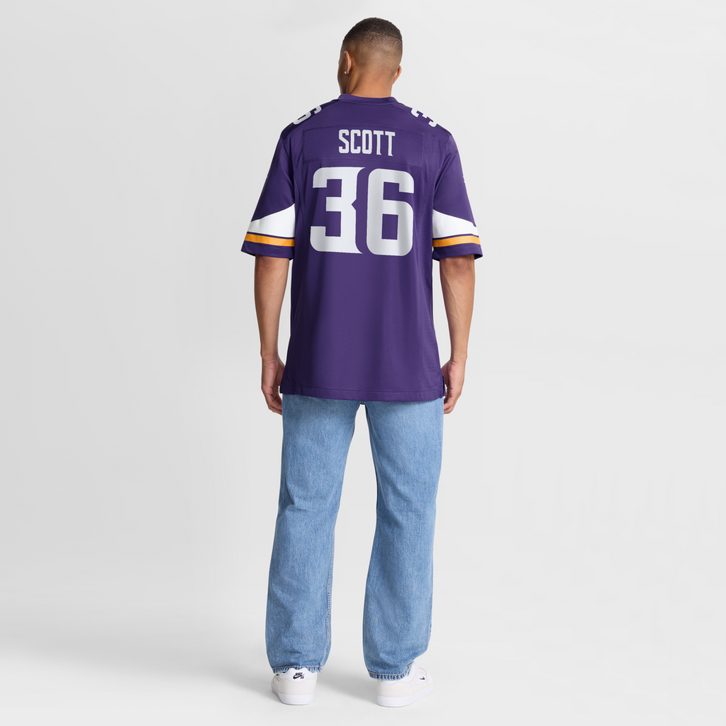 Zavier Scott Minnesota Vikings Nike Team Game Jersey - Purple Official NFL Team Apparel Football Fan Gear