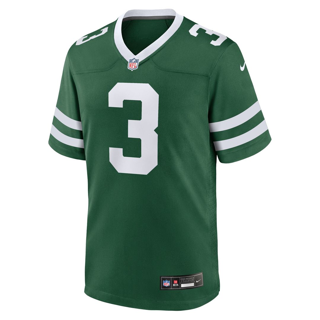 John Metchie III New York Jets Nike Team Game Jersey - Legacy Green Official NFL Team Apparel Football Fan Gear