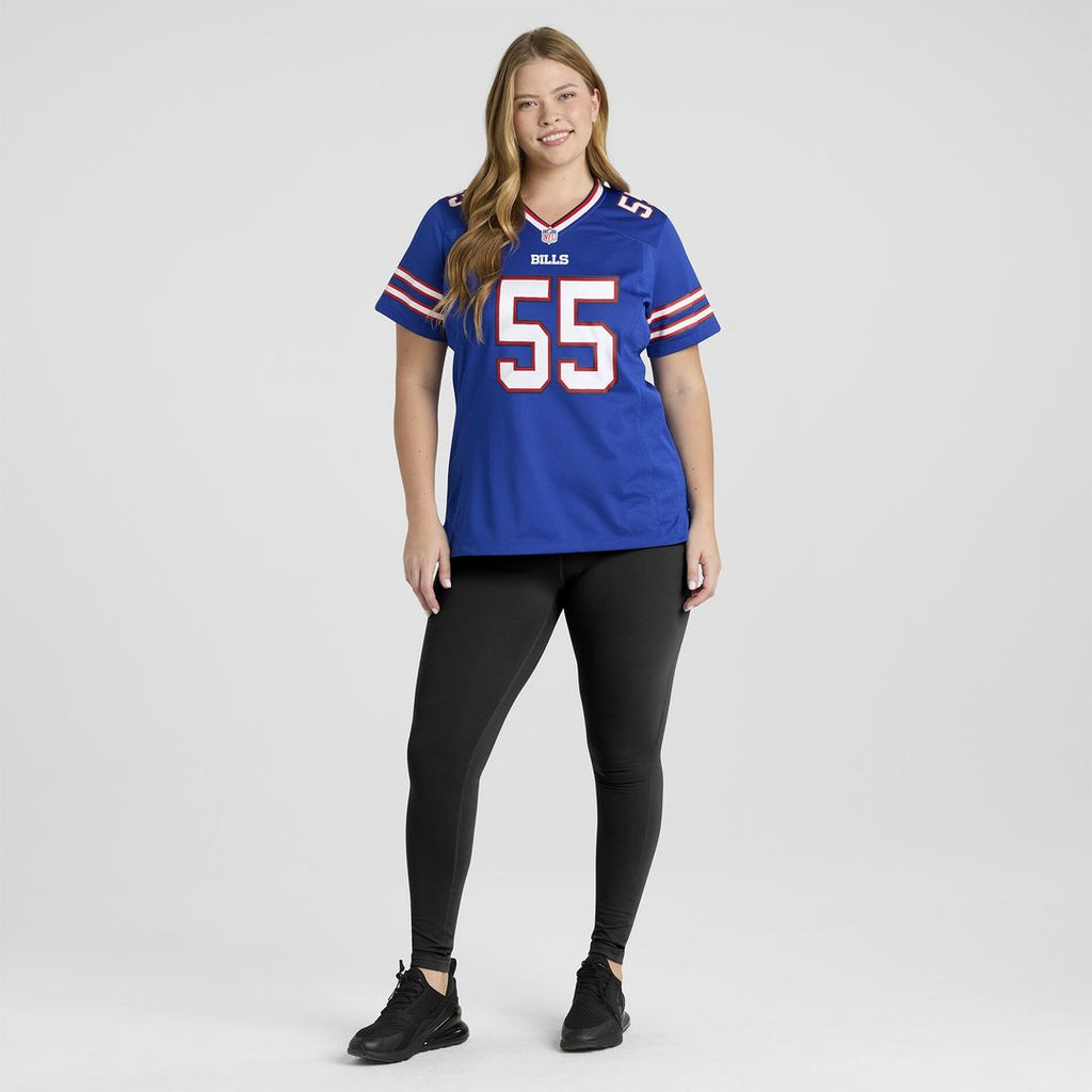 Michael Hoecht Buffalo Bills Nike Women's Team Game Jersey - Royal Official NFL Team Apparel Football Fan Gear