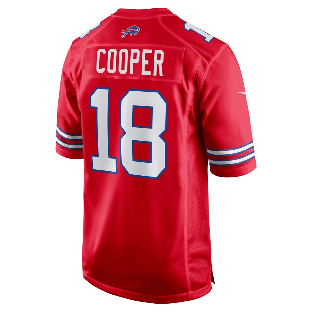Amari Cooper Buffalo Bills Nike Alternate Game Jersey - Red Official NFL Team Apparel Football Fan Gear