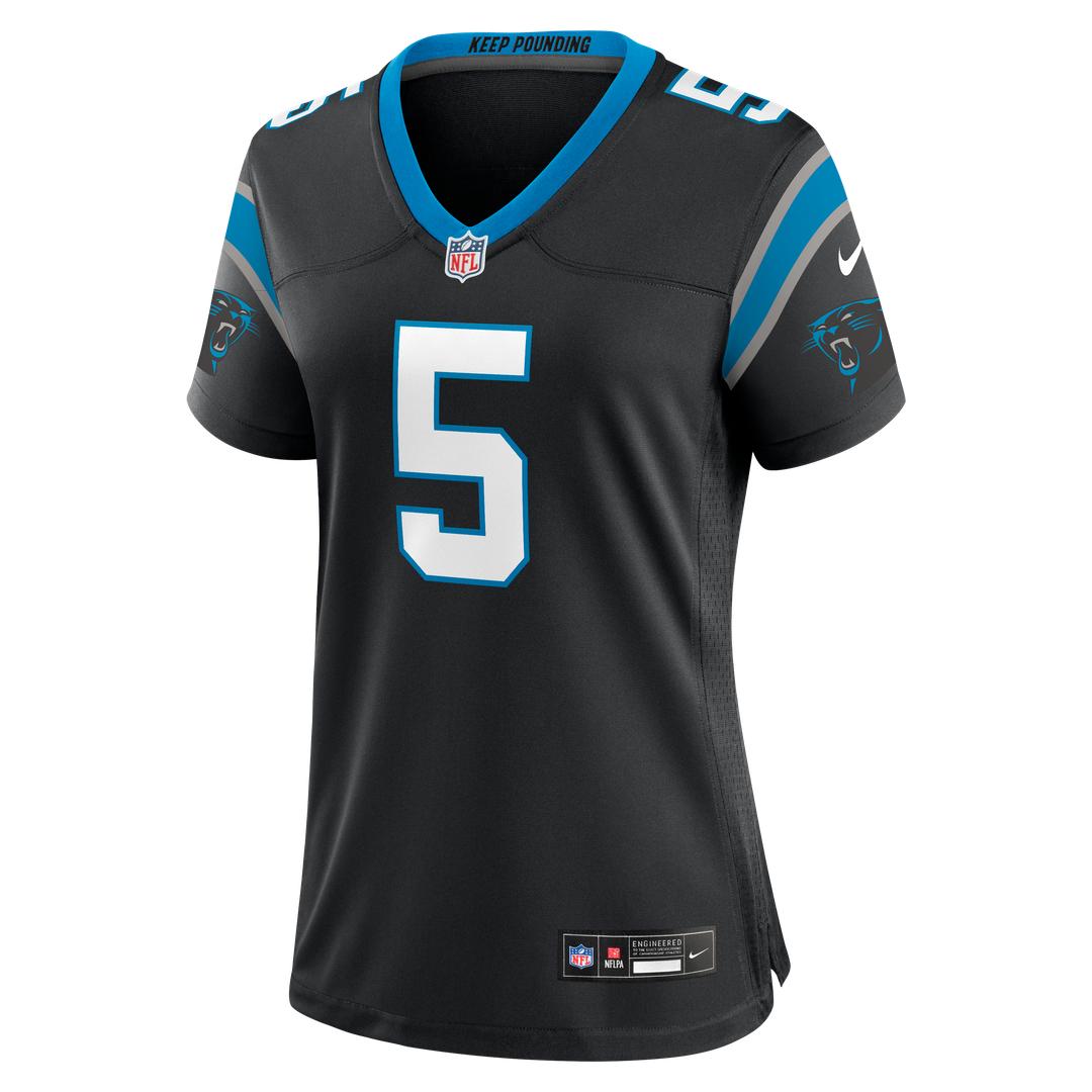 Jaelan Phillips Carolina Panthers Nike Women's Team Game Jersey - Black Official NFL Team Apparel Football Fan Gear