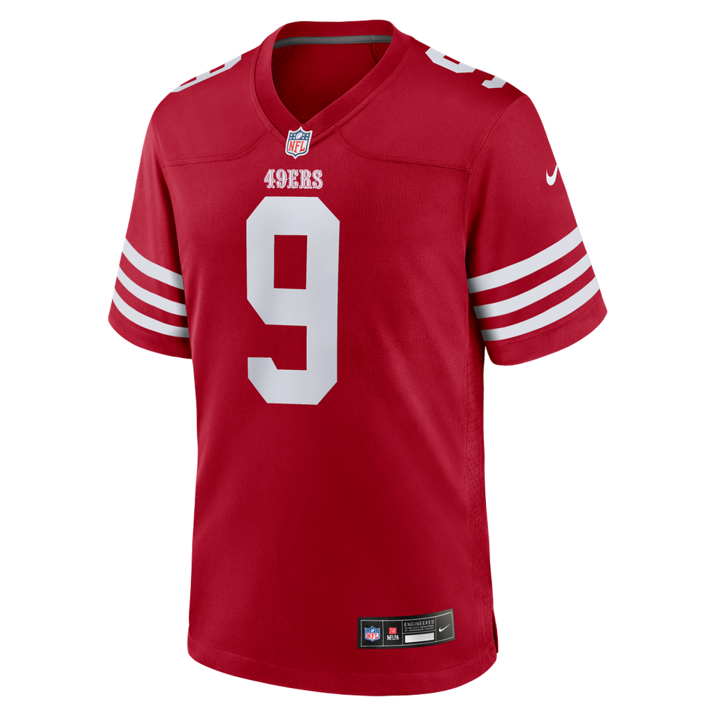 Skyy Moore San Francisco 49ers Nike Team Game Jersey - Scarlet Official NFL Team Apparel Football Fan Gear