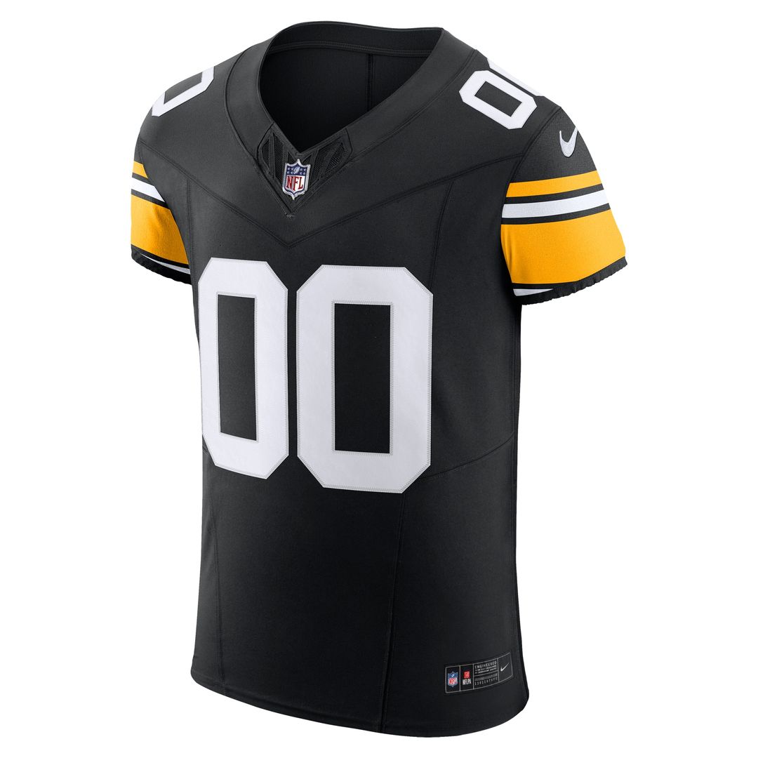 Pittsburgh Steelers Nike Vapor F.U.S.E. Elite Custom Jersey - Black Official NFL Team Apparel Football Fan Gear