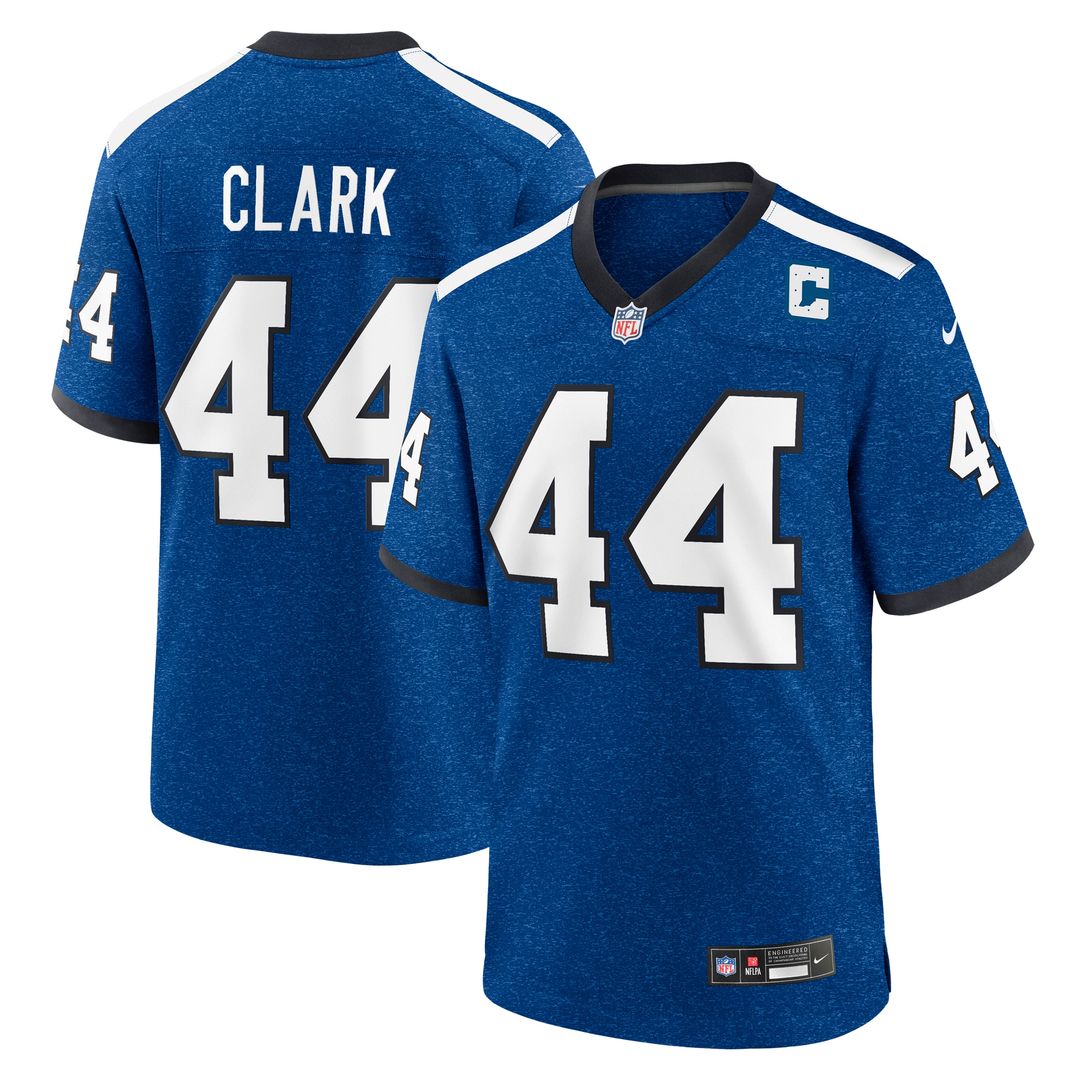Dallas Clark Indianapolis Colts Nike Retired Player Alternate Game Jersey - Blue Official NFL Team Apparel Football Fan Gear