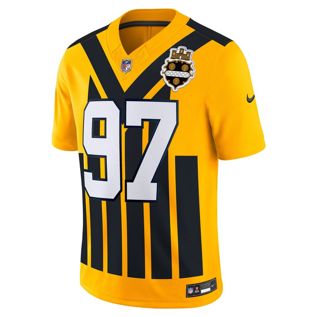Cameron Heyward Pittsburgh Steelers Nike Alternate Vapor F.U.S.E. Limited Jersey - Gold Official NFL Team Apparel Football Fan Gear