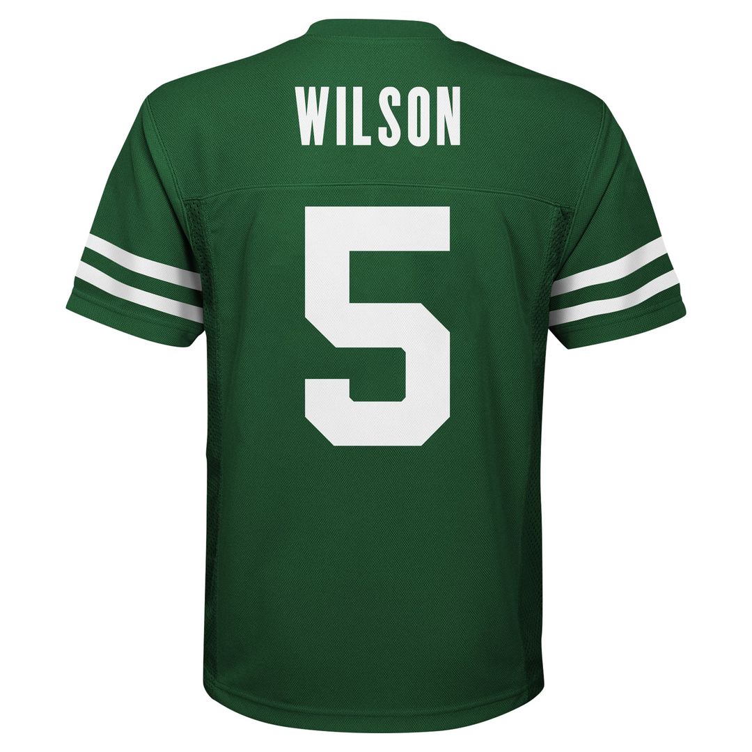 Garrett Wilson New York Jets Youth Replica Player Jersey - Legacy Green Official NFL Team Apparel Football Fan Gear
