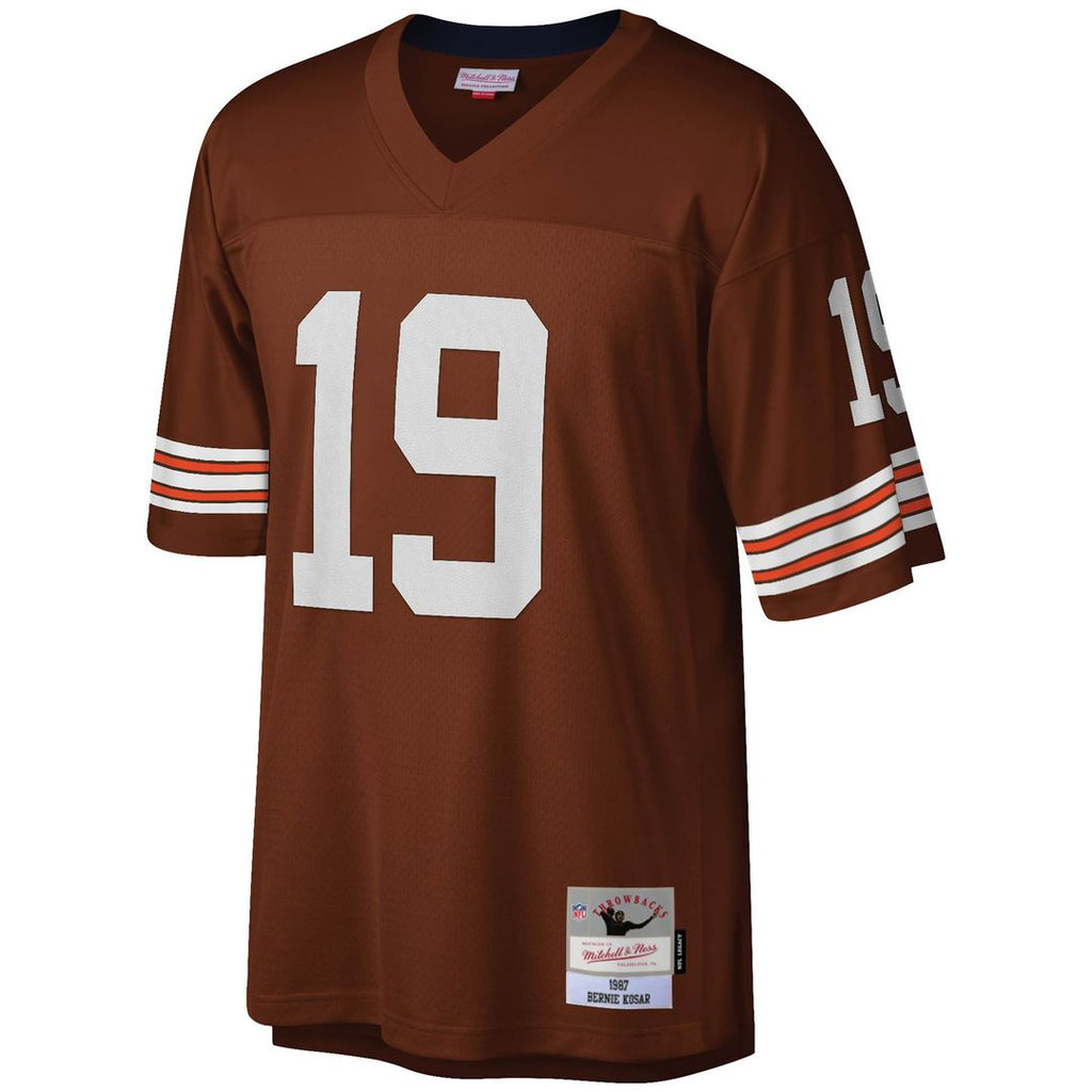 Bernie Kosar Cleveland Browns Mitchell & Ness Legacy Replica Jersey - Brown Official NFL Team Apparel Football Fan Gear