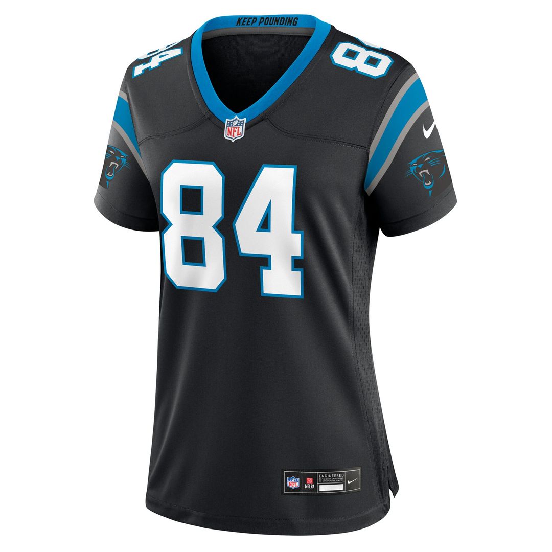 Mitchell Evans Carolina Panthers Nike Women's Team Game Jersey - Black Official NFL Team Apparel Football Fan Gear