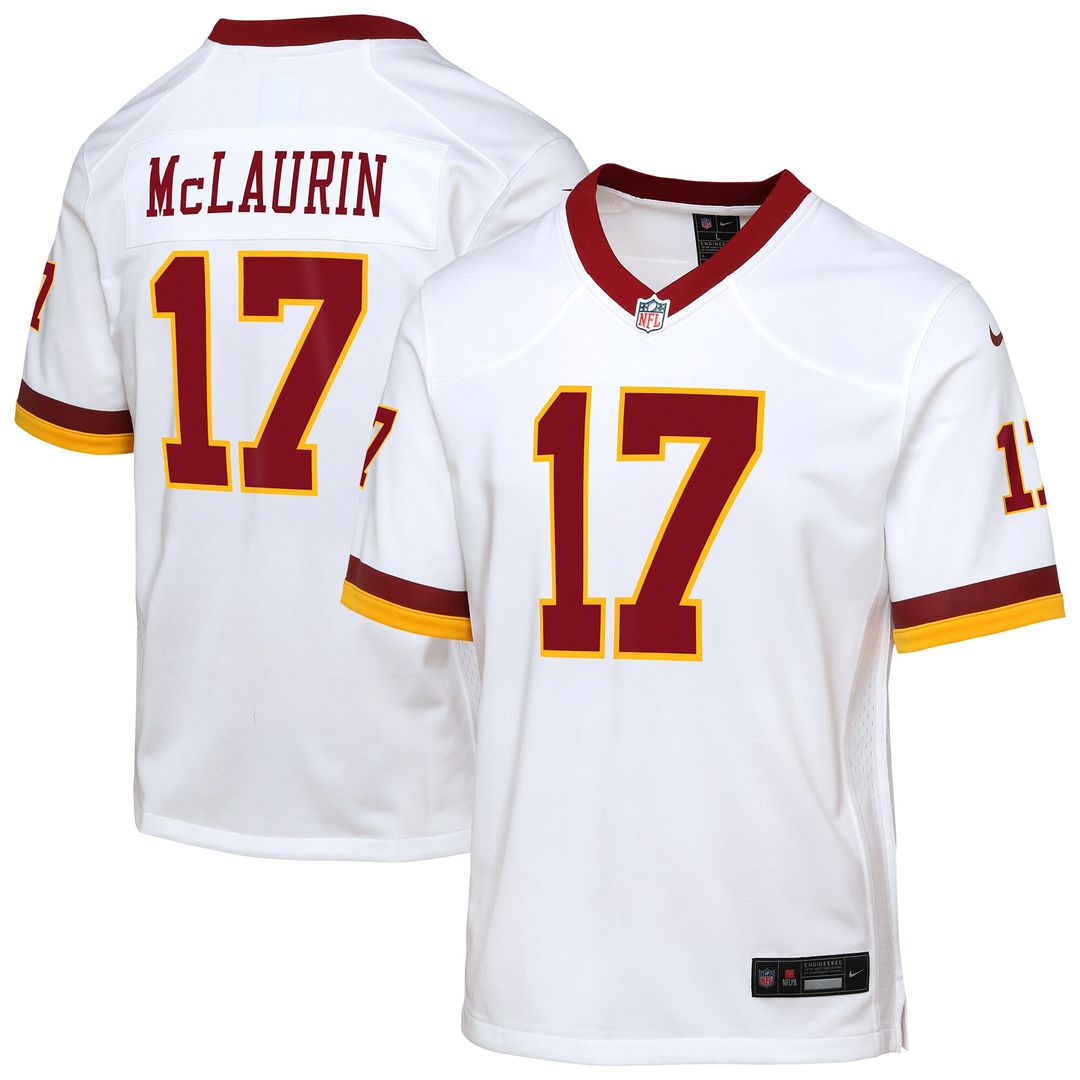 Terry McLaurin Washington Commanders Nike Youth Game Super Bowl Era Jersey - White Official NFL Team Apparel Football Fan Gear