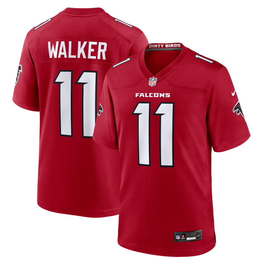Jalon Walker Atlanta Falcons Nike Game Jersey - Red Official NFL Team Apparel Football Fan Gear