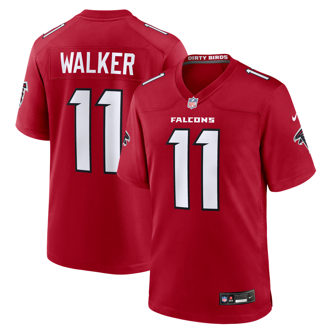 Jalon Walker Atlanta Falcons Nike Game Jersey - Red Official NFL Team Apparel Football Fan Gear