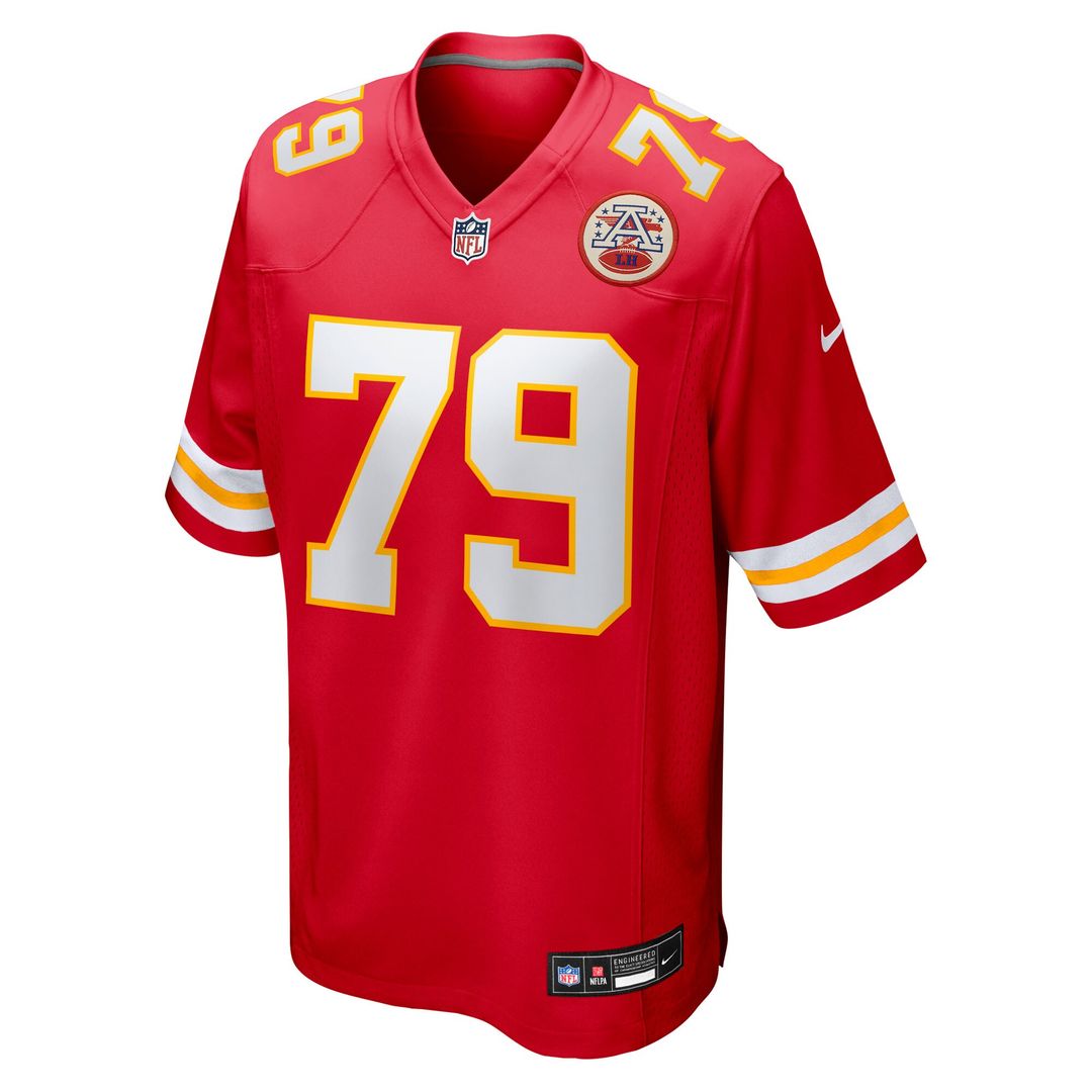 Esa Pole Kansas City Chiefs Nike Team Game Jersey - Red Official NFL Team Apparel Football Fan Gear