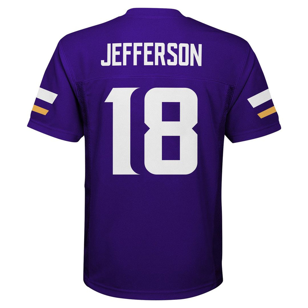 Justin Jefferson Minnesota Vikings Preschool Replica Player Jersey - Purple Official NFL Team Apparel Football Fan Gear