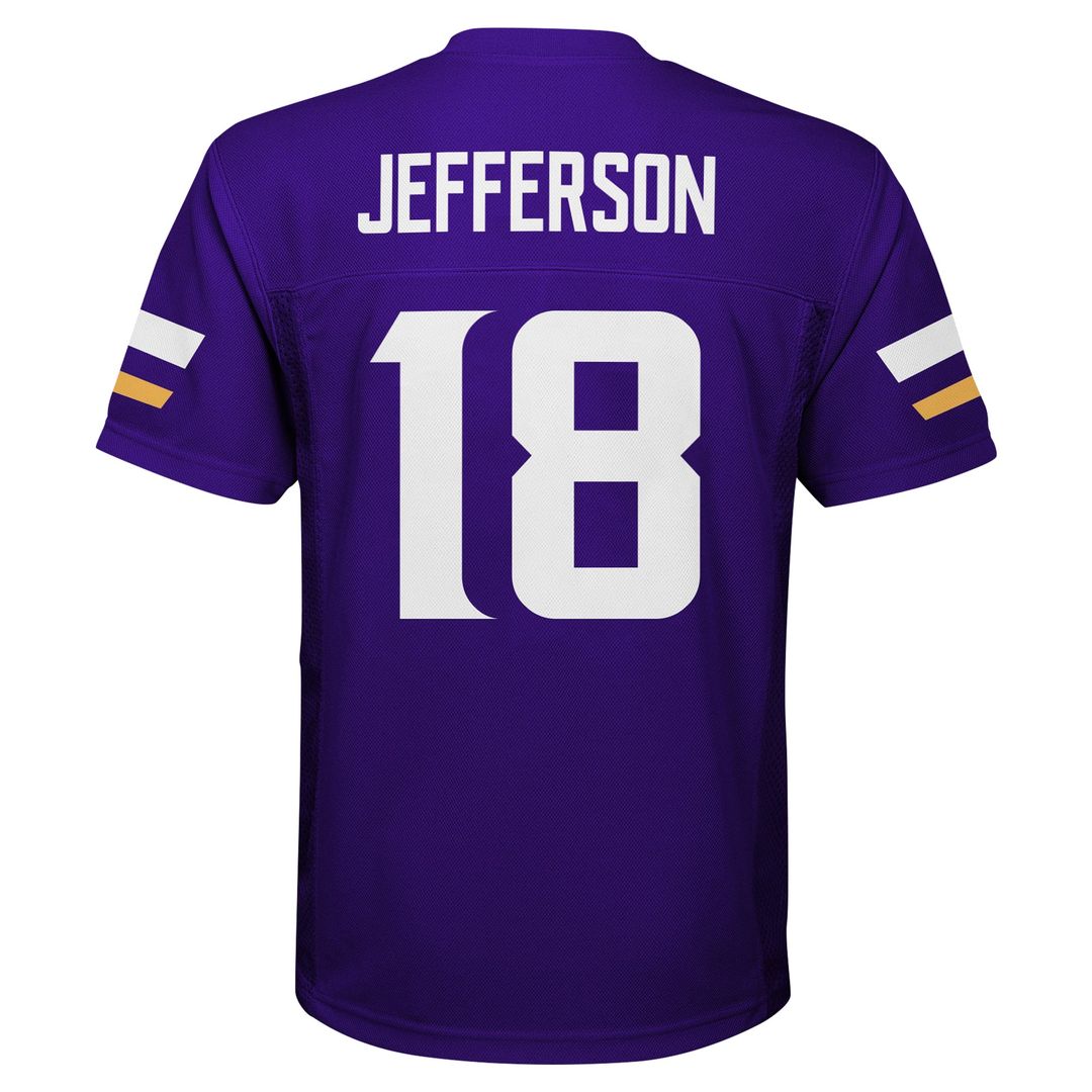 Justin Jefferson Minnesota Vikings Preschool Replica Player Jersey - Purple Official NFL Team Apparel Football Fan Gear