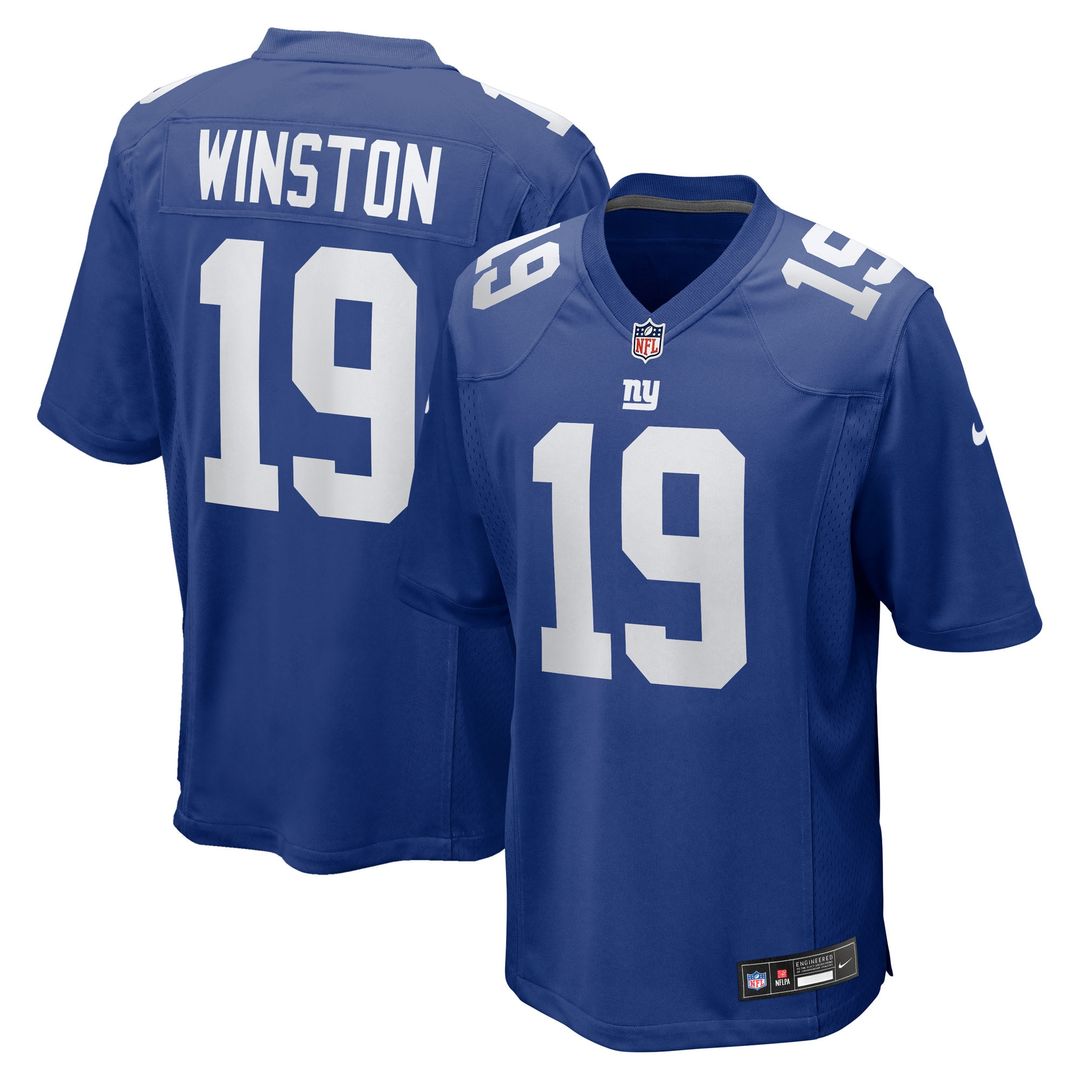 Jameis Winston New York Giants Nike Game Jersey - White Official NFL Team Apparel Football Fan Gear