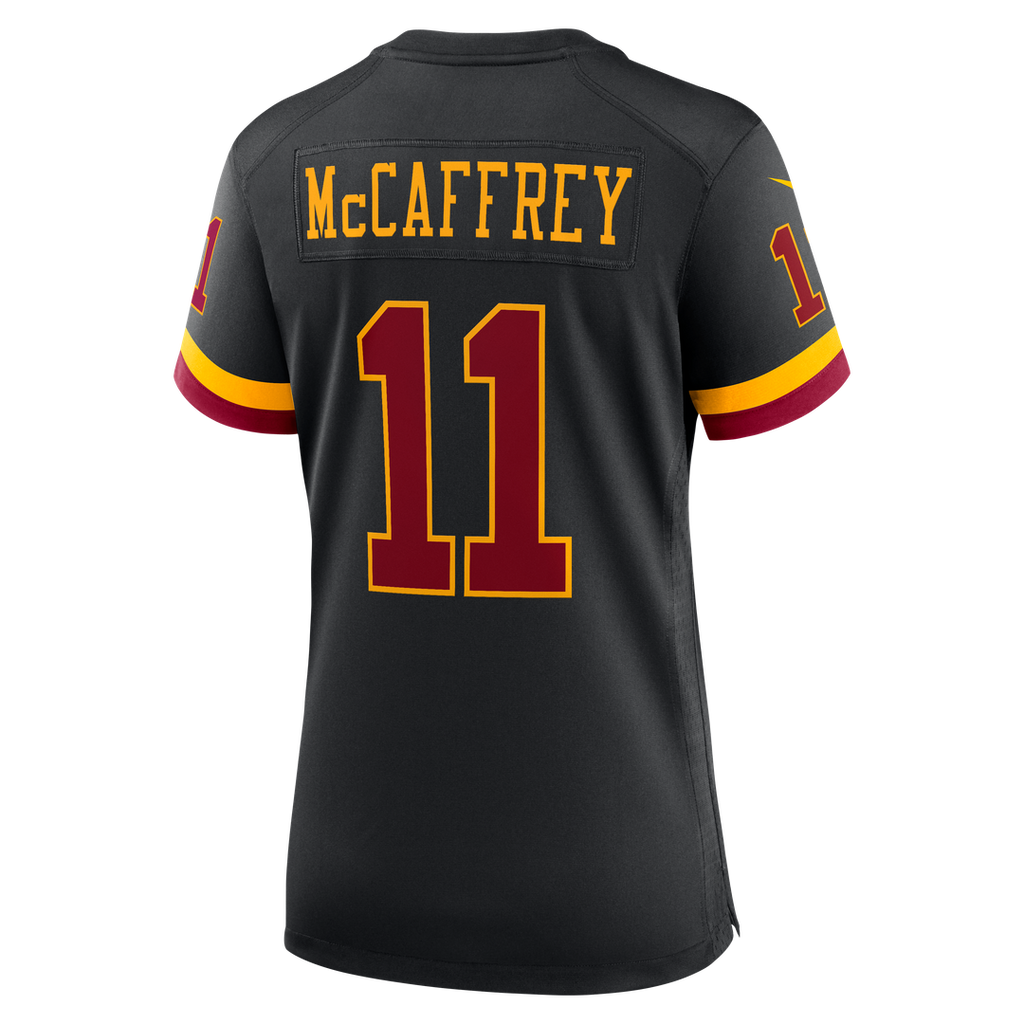 Luke McCaffrey Washington Commanders Nike Women's Hail Raiser Alternate Game Jersey - Black Official NFL Team Apparel Football Fan Gear