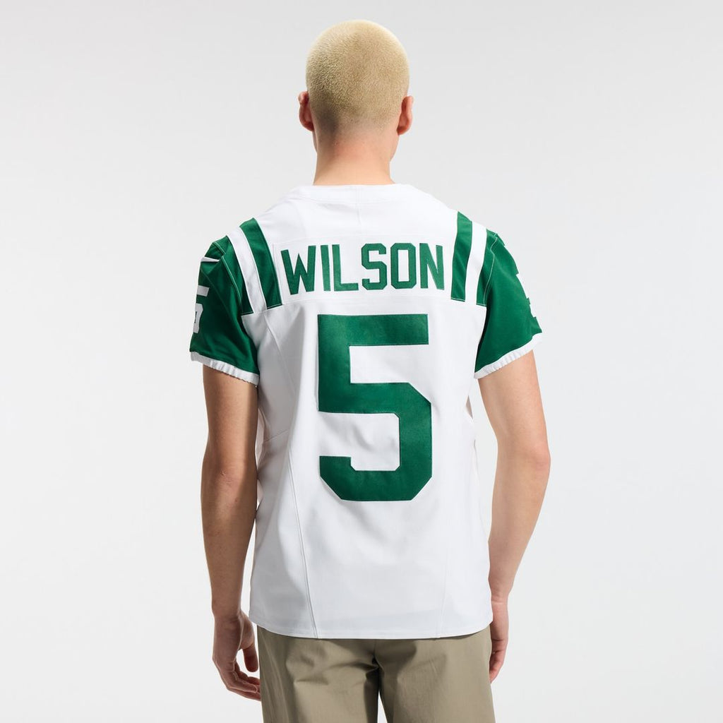 Garrett Wilson New York Jets Nike Classic Alternate Vapor F.U.S.E. Elite Jersey - White Official NFL Team Apparel Football Fan Gear