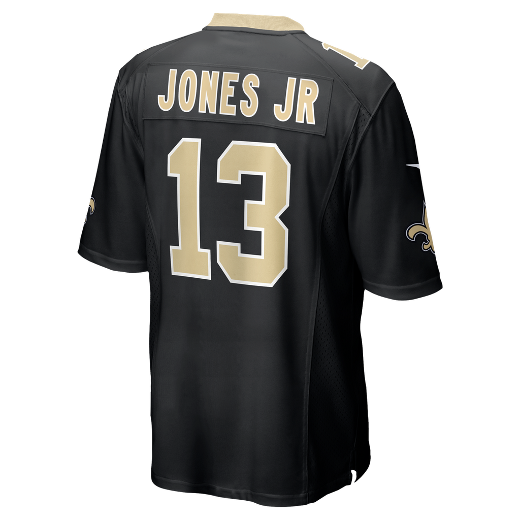 Velus Jones Jr. New Orleans Saints Nike Team Game Jersey - Black Official NFL Team Apparel Football Fan Gear