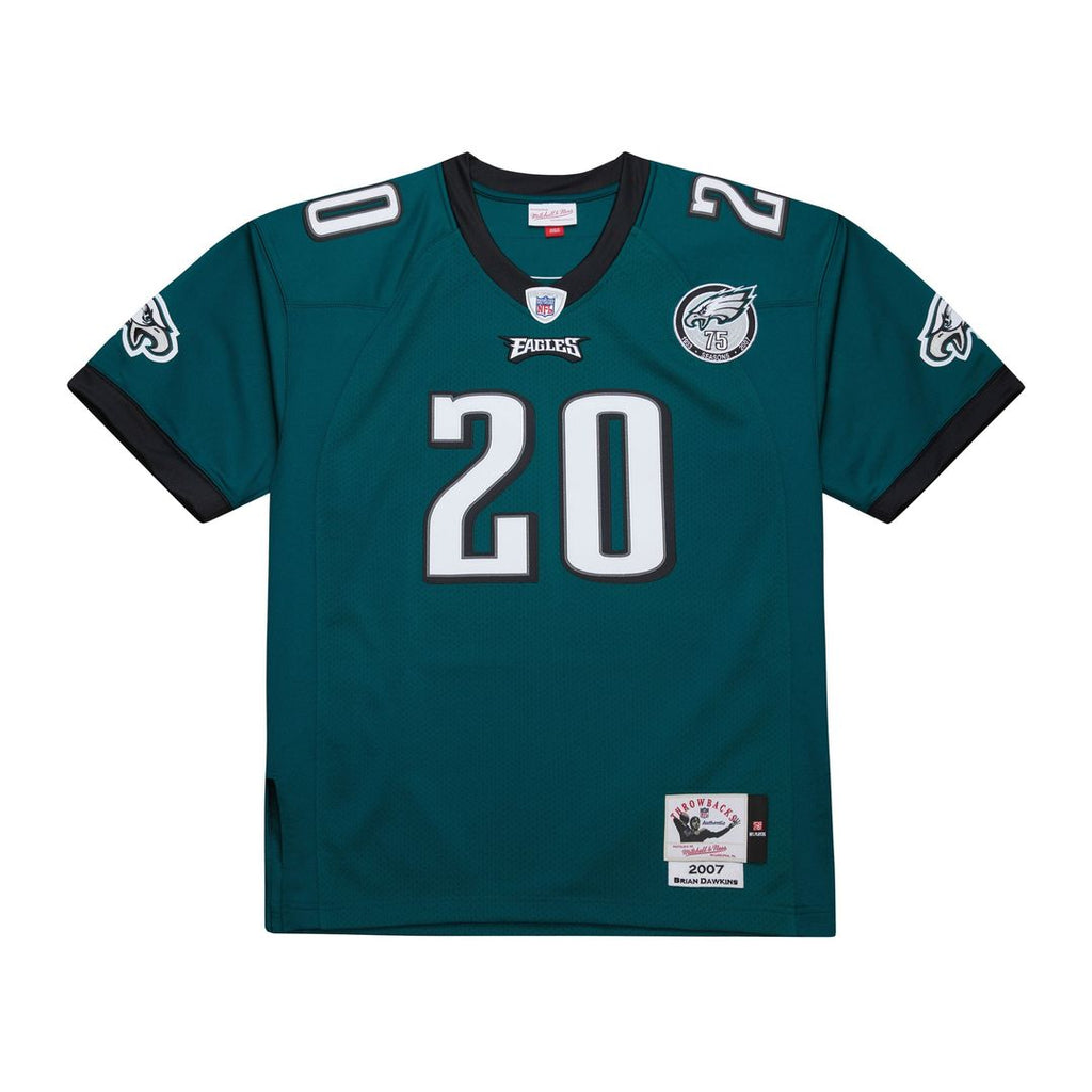 Brian Dawkins Philadelphia Eagles Mitchell & Ness 2007 Authentic Throwback Retired Player Jersey - Green Official NFL Team Apparel Football Fan Gear