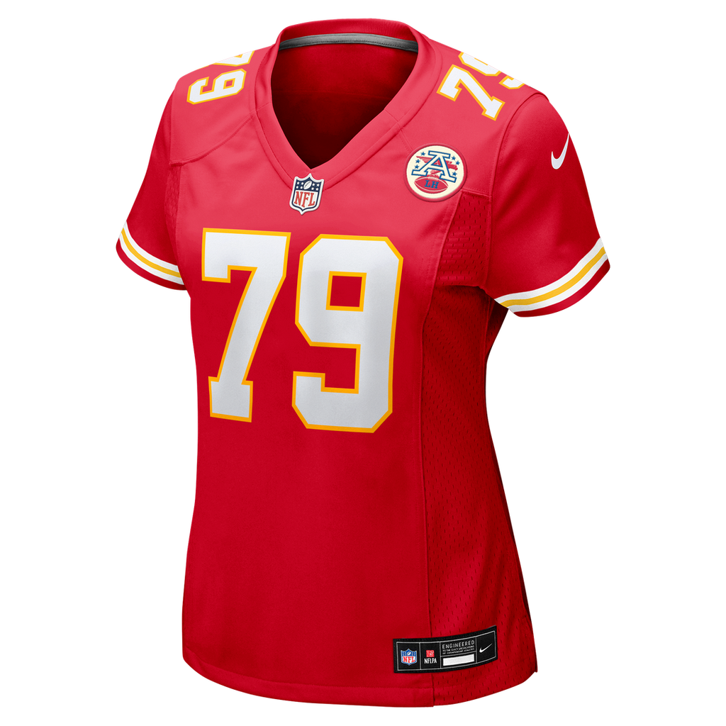 Esa Pole Kansas City Chiefs Nike Women's Team Game Jersey - Red Official NFL Team Apparel Football Fan Gear