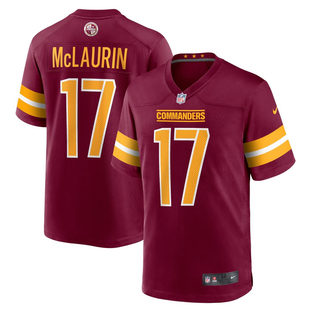 Terry McLaurin Washington Commanders Nike Youth Game Jersey - Burgundy Official NFL Team Apparel Football Fan Gear