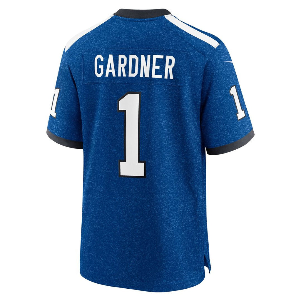 Ahmad Sauce Gardner Indianapolis Colts Nike Alternate 2 Indiana Nights Game Jersey - Heather Royal Official NFL Team Apparel Football Fan Gear