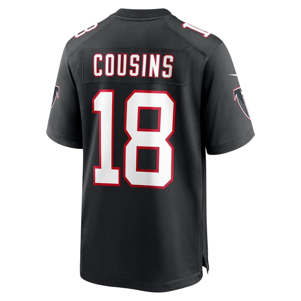 Kirk Cousins Atlanta Falcons Nike Youth Game Jersey - Black Official NFL Team Apparel Football Fan Gear