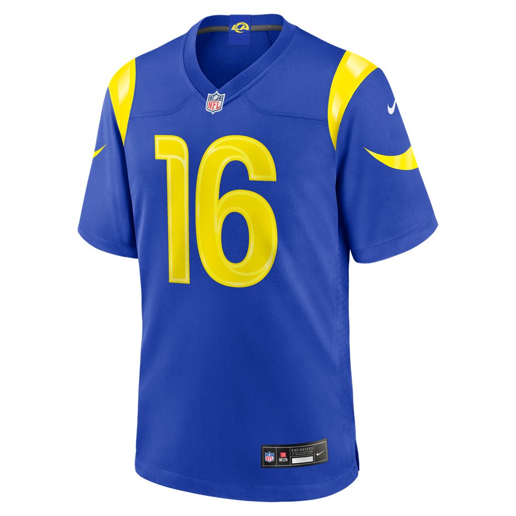 Tru Edwards Los Angeles Rams Nike Team Game Jersey - Royal Official NFL Team Apparel Football Fan Gear
