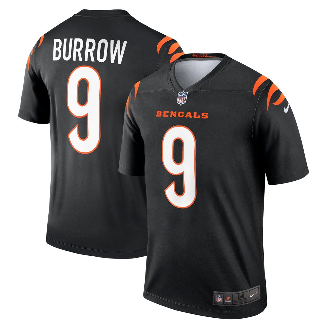 Joe Burrow Cincinnati Bengals Nike Legend Player Performance Top - Black NFL Fan Gear Popular Style
